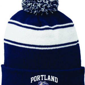PHS STC28 Sport-Tek Navy Pom Beanie